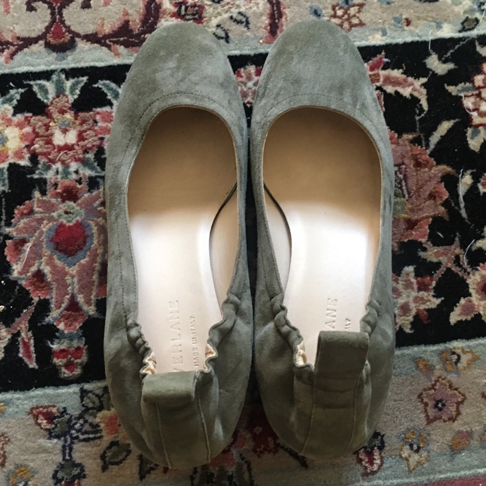 Everlane Day Heel Sage - like new (7.5)